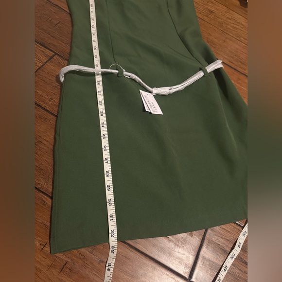 NWT!! Abercrombie & Fitch Green Sleeveless Sheath Dress - Picture 11 of 11